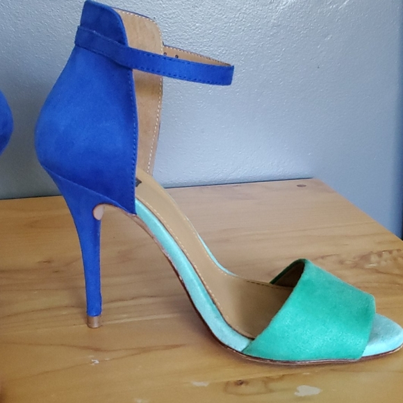 Zara Collection Suede Color lock Peep Toes - Picture 4 of 8